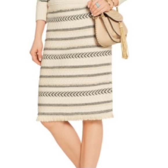 Tory Burch Dresses & Skirts - 🆕Tory Burch Wool Woven Pencil Skirt Size Small
